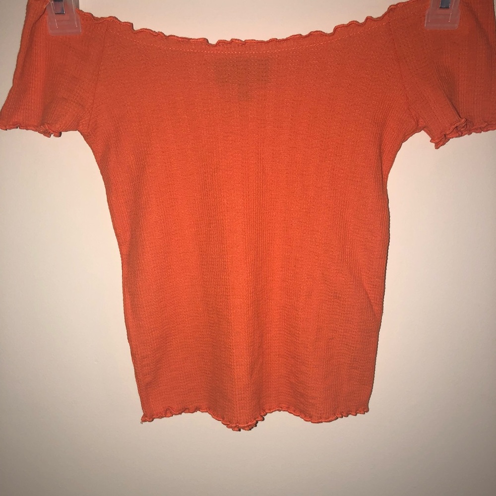 Top Shop Off The Shoulder Shirt